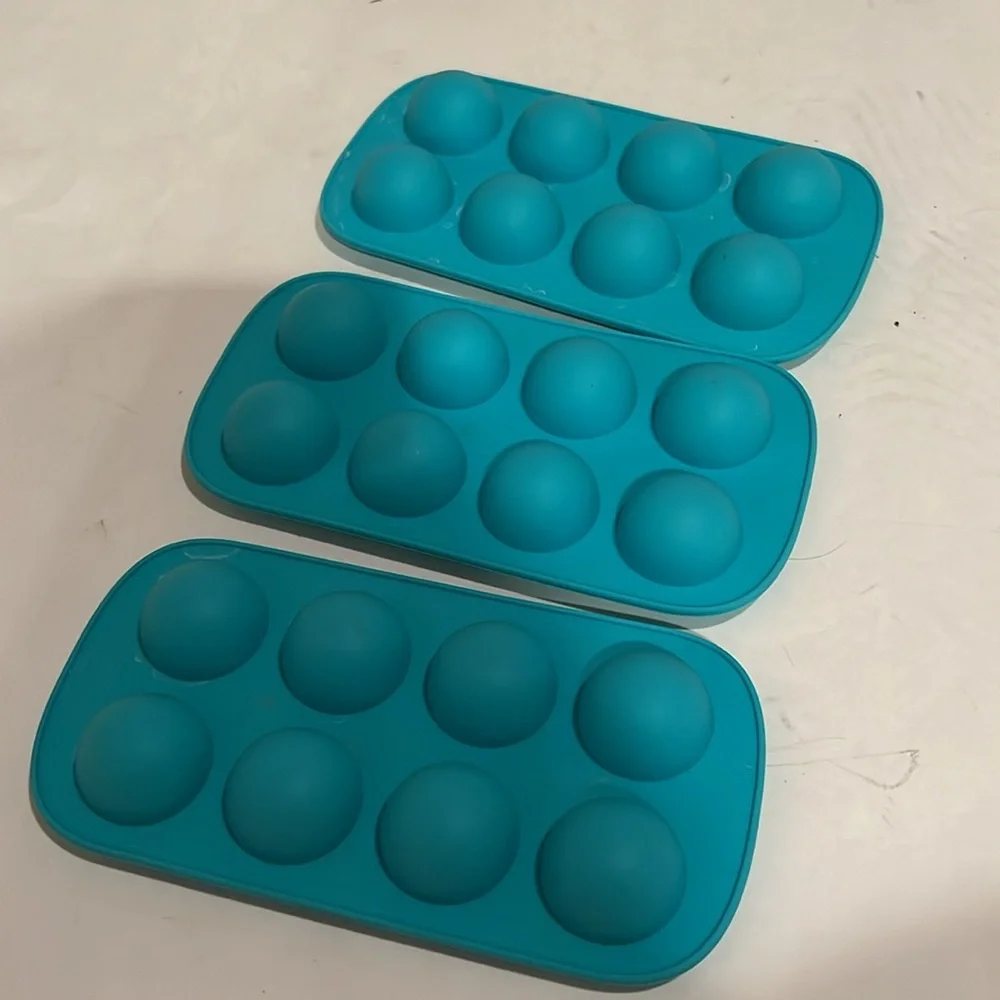 Silicone Chocolate Candy Molds, Jello Pudding Ball Ice Cube Peanut Butte